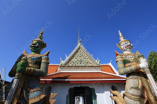 Temple Of Dawn (Wat Arun)
one of the most spectacular and recognizable Thai landmarks. 
Bangkok ,Thailand  photo