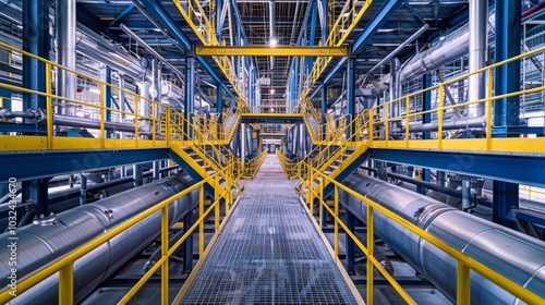 Modern Industrial Facility Interior