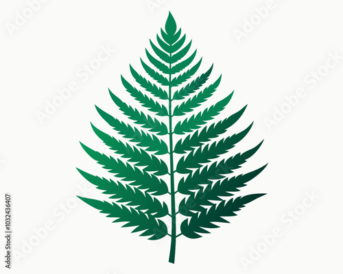 Fern Leaf Icon vector,Fern Leaf gaphic