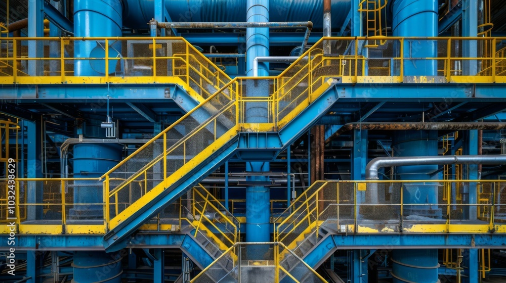 Fototapeta premium Modern Industrial Facility Interior