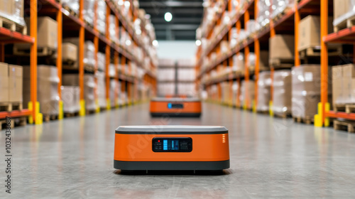 Wallpaper Mural Efficient robots in massive distribution center streamline operations Torontodigital.ca