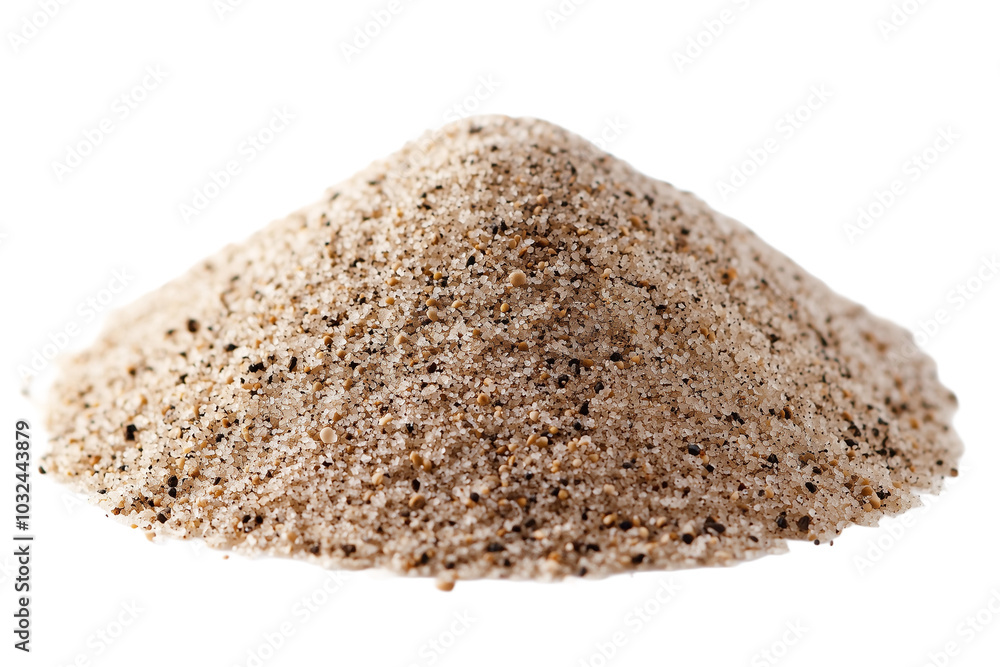 Close-up of Ground Black Pepper: A Culinary Spice Close-up of Ground Black Pepper: A Culinary Spice