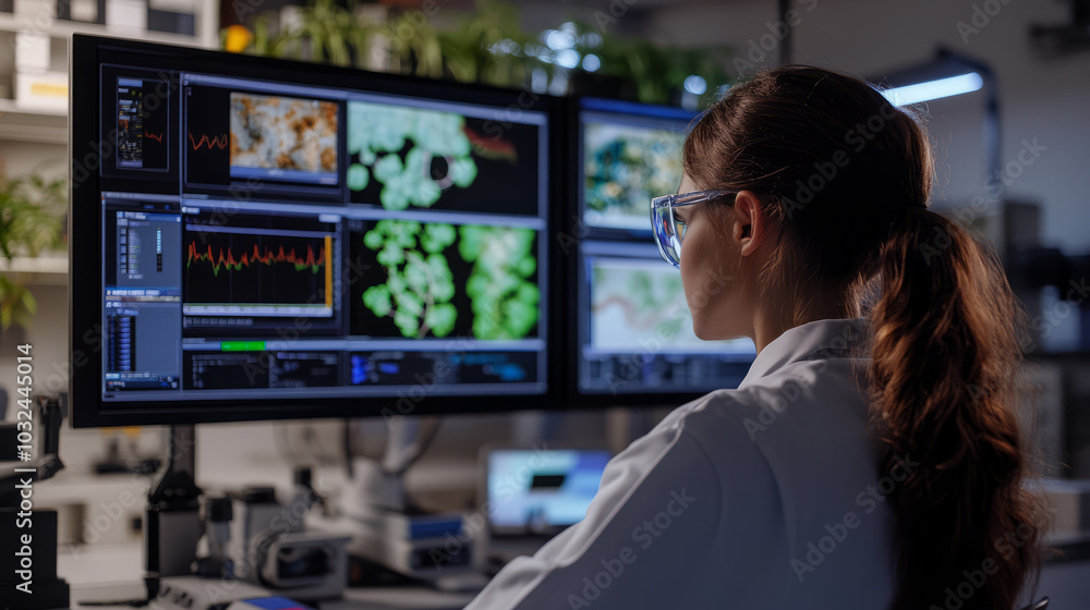 A screen displaying an online science course, with students watching engaging video lectures and participating in interactive quizzes A screen displaying an online science course, with students watching engaging video lectures and participating in interactive quizzes