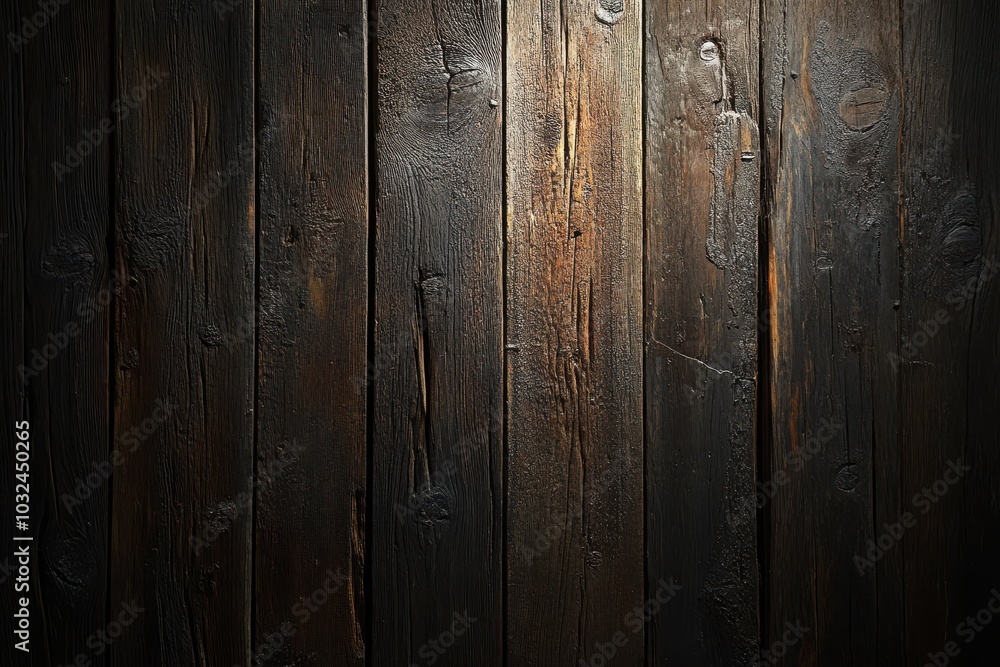 Fototapeta premium Rustic Wooden Planks Background with Textured Surface