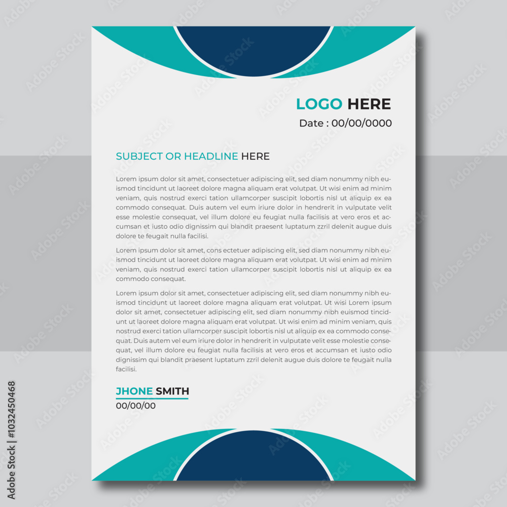 business corporate letterhead design template business corporate letterhead design template
