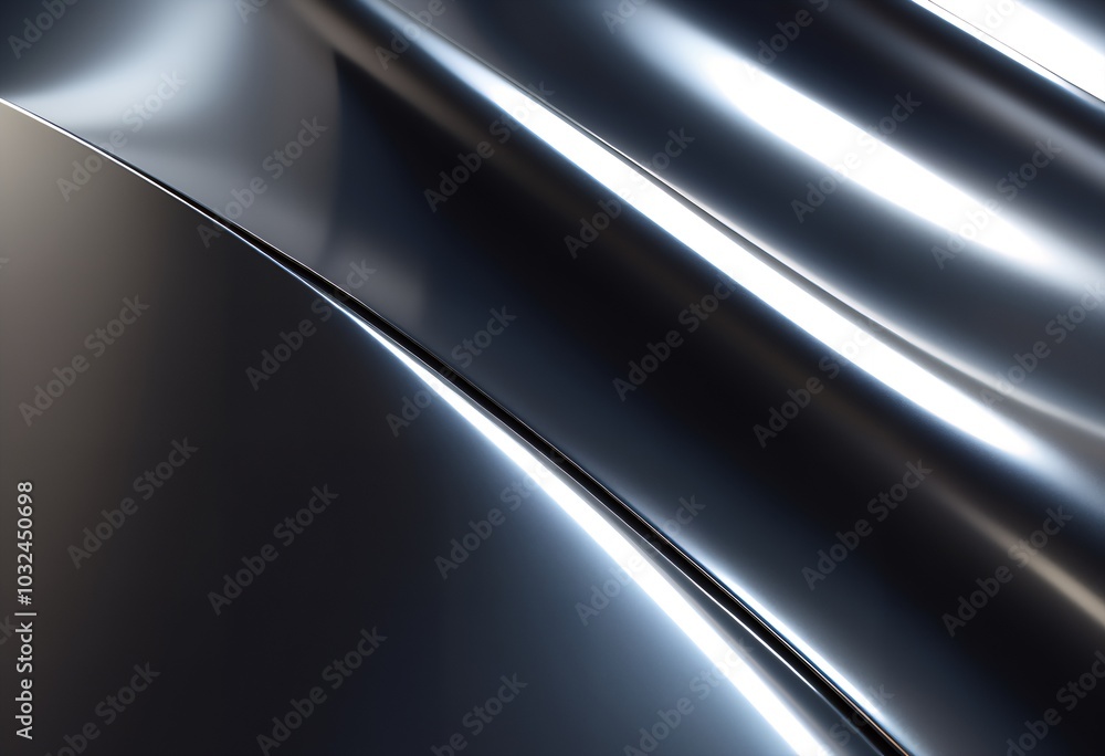 sleek metallic texture with wavy patterns sleek metallic texture with wavy patterns