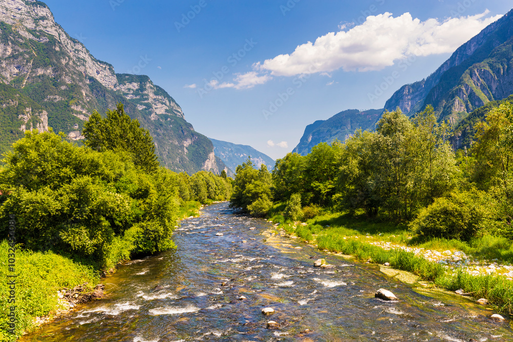 The Brenta river