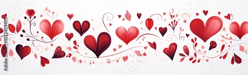 ornament of valentines for Valentine's day. festive concept.