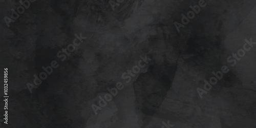Abstract design with old wall texture cement dark black and paper texture background. Realistic design are space of Studio dark room concrete wall grunge texture .Grunge paper texture design .	