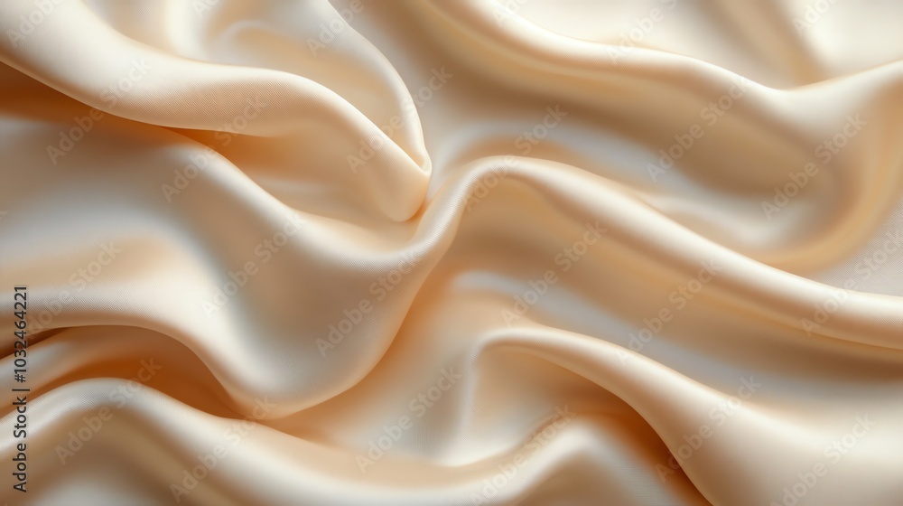Silky beige fabric texture for elegant backdrop Silky beige fabric texture for elegant backdrop