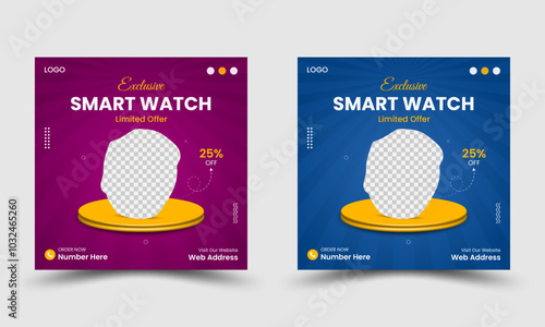 Social media post template design, product marketing banner design or product marketing social media post template design