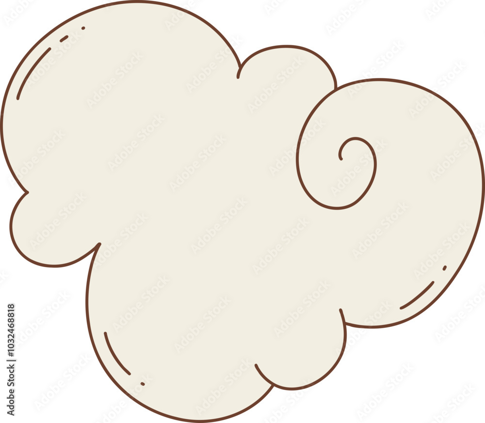 cloud with a swirl pattern cloud with a swirl pattern