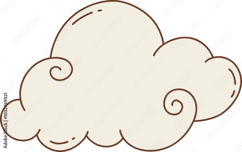 cloud with a swirl pattern cloud with a swirl pattern