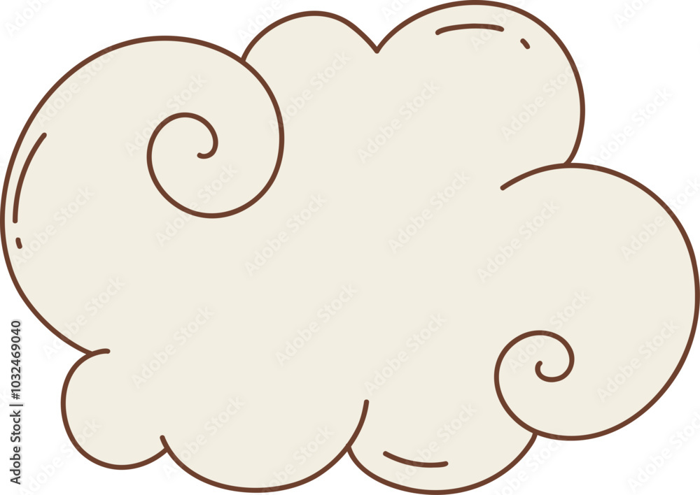 cloud with a swirl pattern cloud with a swirl pattern
