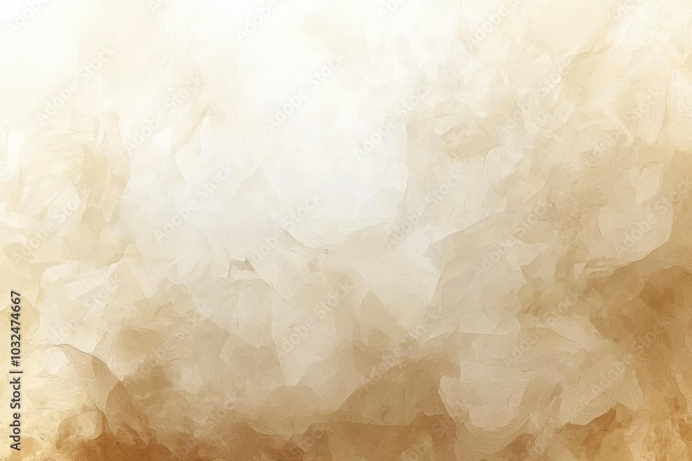 Obraz premium Abstract Beige and White Watercolor Background