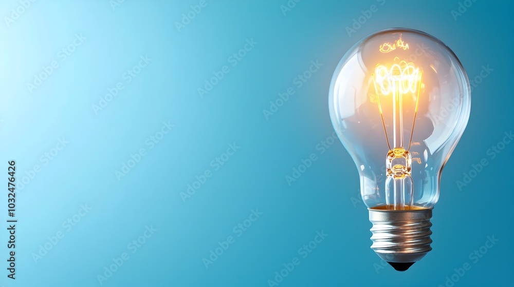 Bright glowing light bulb as a symbol of business innovation growth and future success The image represents creative ideas intelligent solutions and the potential for progress and development Bright glowing light bulb as a symbol of business innovation growth and future success The image represents creative ideas intelligent solutions and the potential for progress and development