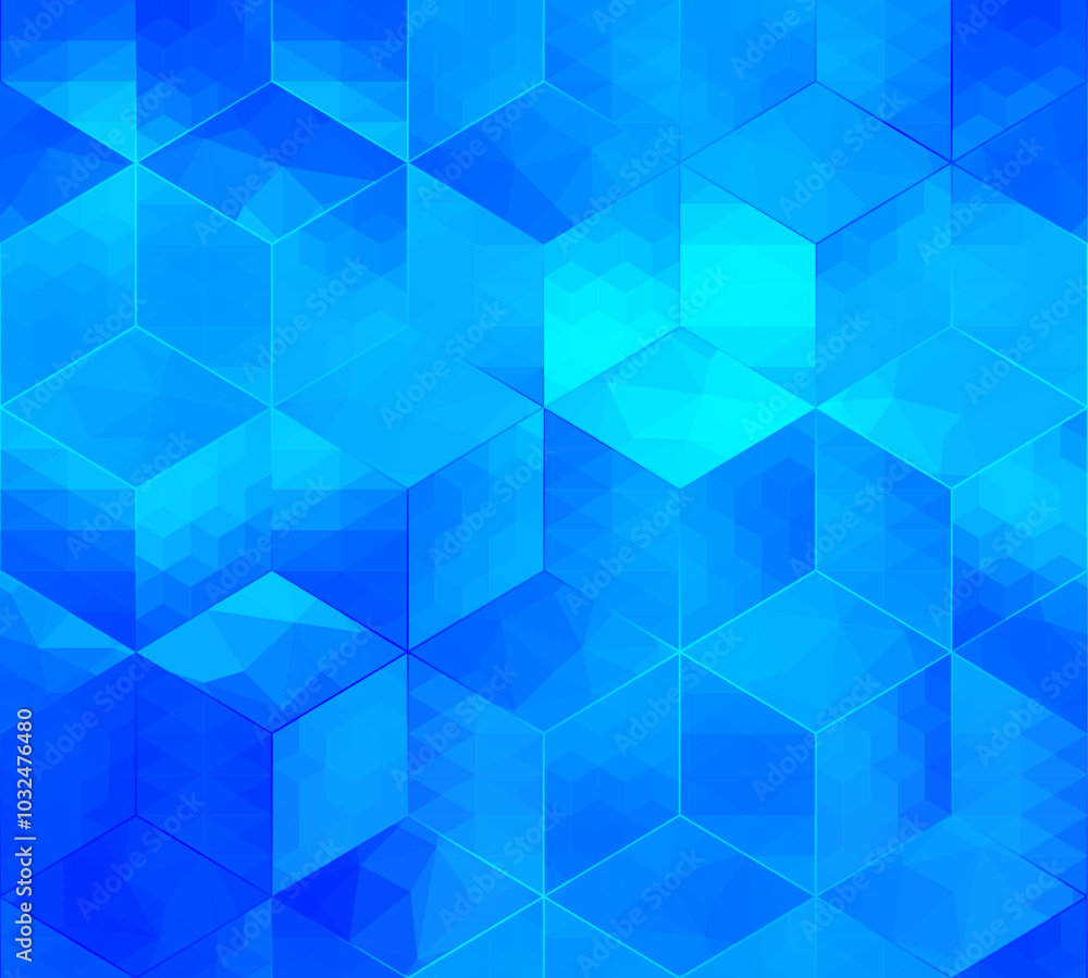 Abstract cubes pattern vector blurred background Abstract cubes pattern vector blurred background