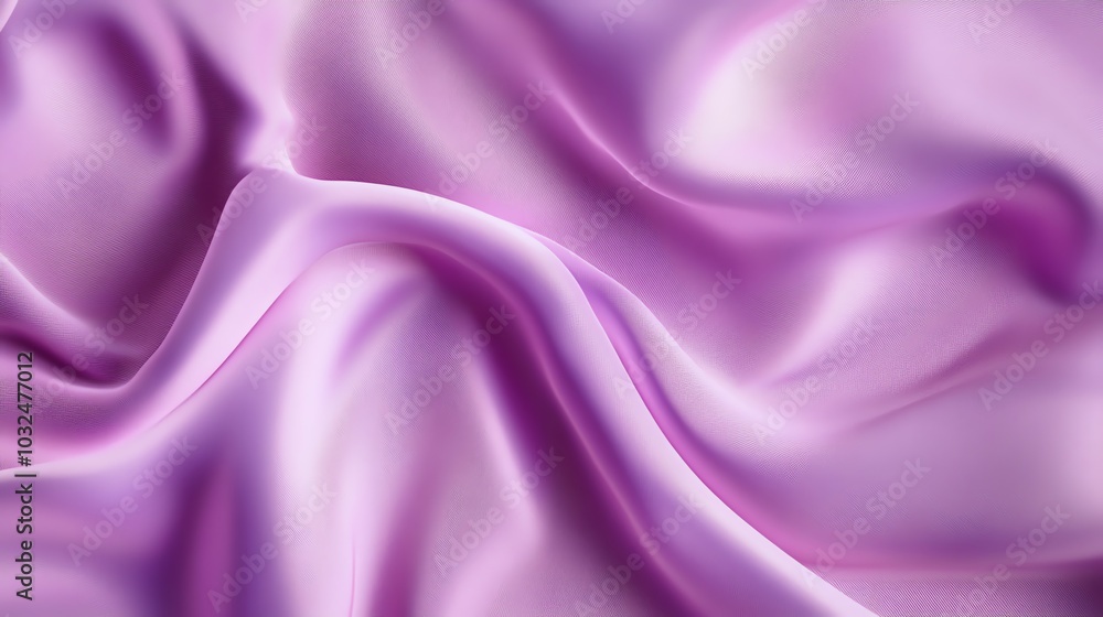 Obraz premium soft purple satin backdrop with soft, flowing curves of silky fabric