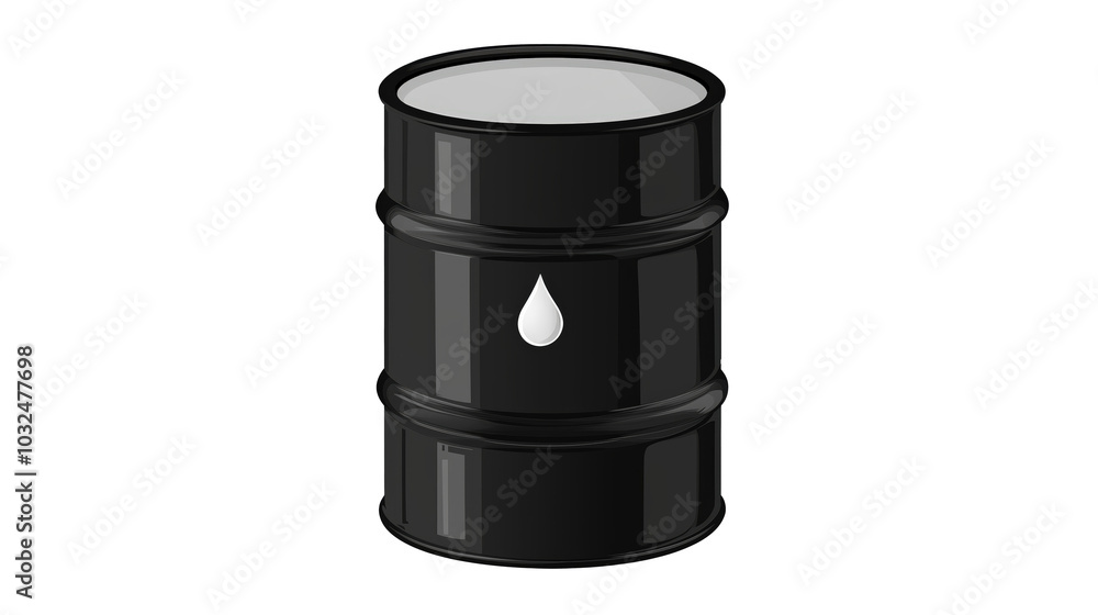Black Oil Barrel with Drip for Industrial Use isolated on transparent background
Black Oil Barrel with Drip for Industrial Use isolated on transparent background