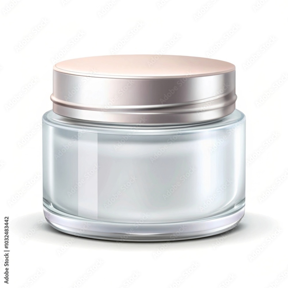 Skincare and cosmetology branding identity template for text and design. Unbranded white plastic jar for cosmetics products vertical mockup Skincare and cosmetology branding identity template for text and design. Unbranded white plastic jar for cosmetics products vertical mockup