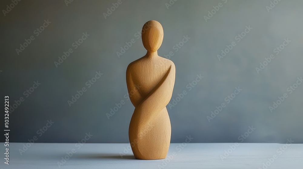 A wooden figure stands alone, apart from a group, illustrating themes of confusion, stress, and mental isolation. A wooden figure stands alone, apart from a group, illustrating themes of confusion, stress, and mental isolation.