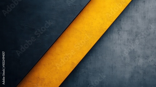 A dynamic diagonal design featuring bold yellow and grey, this image presents a striking visual contrast with an energetic modernistic approach to graphic art.