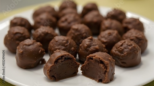 Wallpaper Mural Delicious chocolate treats come in small balls called truffles offering sweet indulgence. Torontodigital.ca