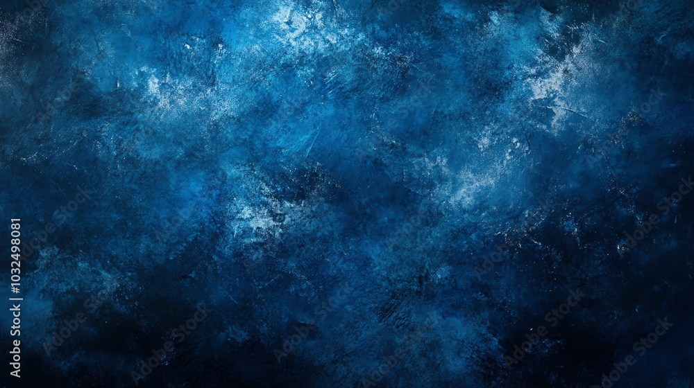 Aged grunge wall texture with dark blue paint Aged grunge wall texture with dark blue paint