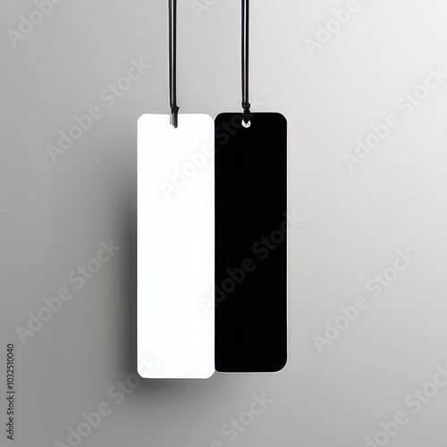 Obraz na płótnie Elegant bookmark designs templates. Create professional and stylish bookmark mockup displays for your portfolio or product listings. Bookmark mockup, Bookmark design w salonie