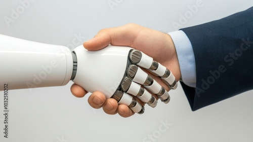 Human Hand Shaking Robotic Hand