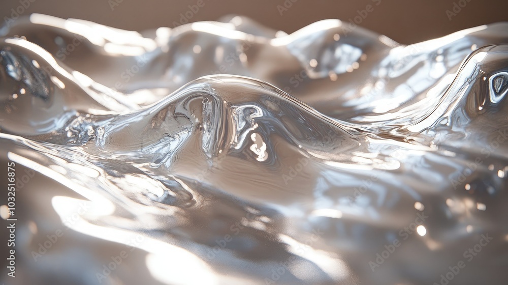 Abstract Shiny Surface with Light Reflections Abstract Shiny Surface with Light Reflections