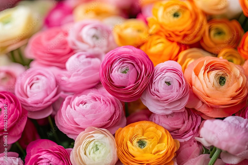 A pile of beautiful ranunculus in various colors.
Background, wallpaper, banner A pile of beautiful ranunculus in various colors.
Background, wallpaper, banner