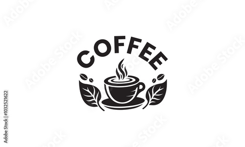 Coffee, coffee shop logo, coffee shop labels, Cafe vector emblem