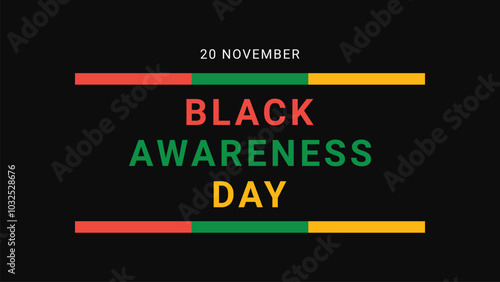Black Awareness Day Banner Design