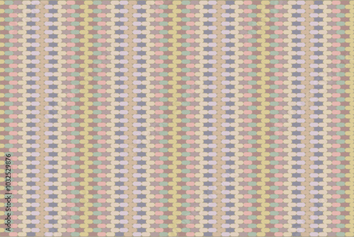 Wool fabric Pattern Pastel Geometric Weave: Retro-Inspired Textile Pattern