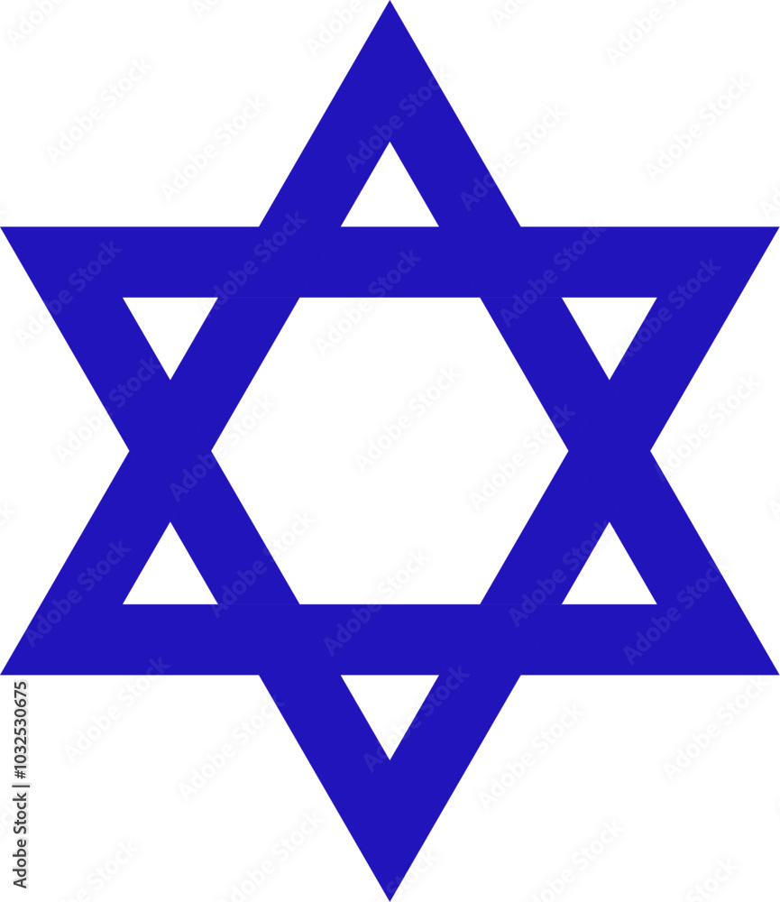 Star of David. A star from the flag of Israel. Star of David. A star from the flag of Israel.