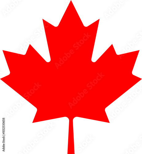 The red maple leaf from the Canadian flag.