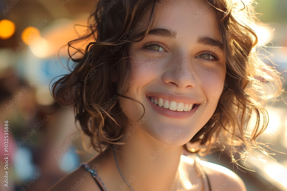 Joyful Smile in Natural Light Joyful Smile in Natural Light