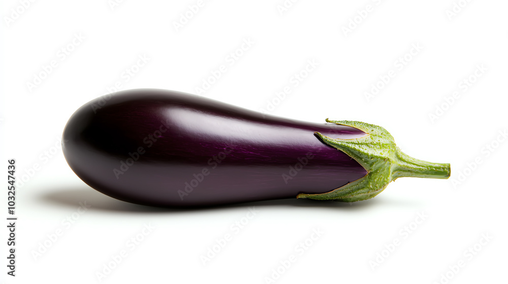 Fresh eggplant on white isolated background Fresh eggplant on white isolated background