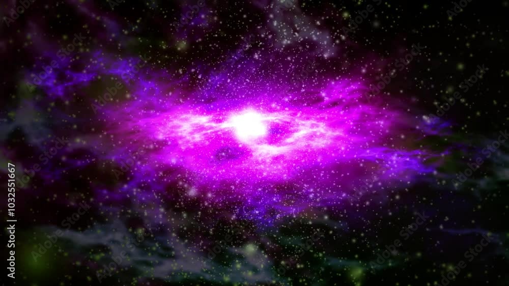 Colorful glow purple nebula and shining stars. Hyperspace abstract background animated. galaxy, nebula concept. Flying through nebula and star fields in deep space. Colorful glow purple nebula and shining stars. Hyperspace abstract background animated. galaxy, nebula concept. Flying through nebula and star fields in deep space.