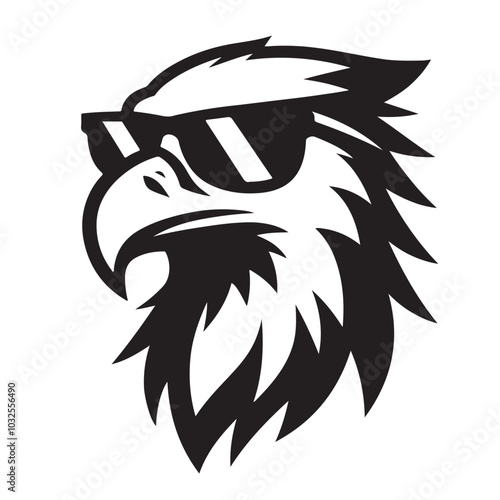 Cool Eagle Head Mascot Logo Design.eps