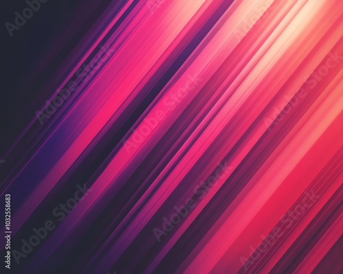 Geometric pink and purple abstract background with striped pattern and gradient effect