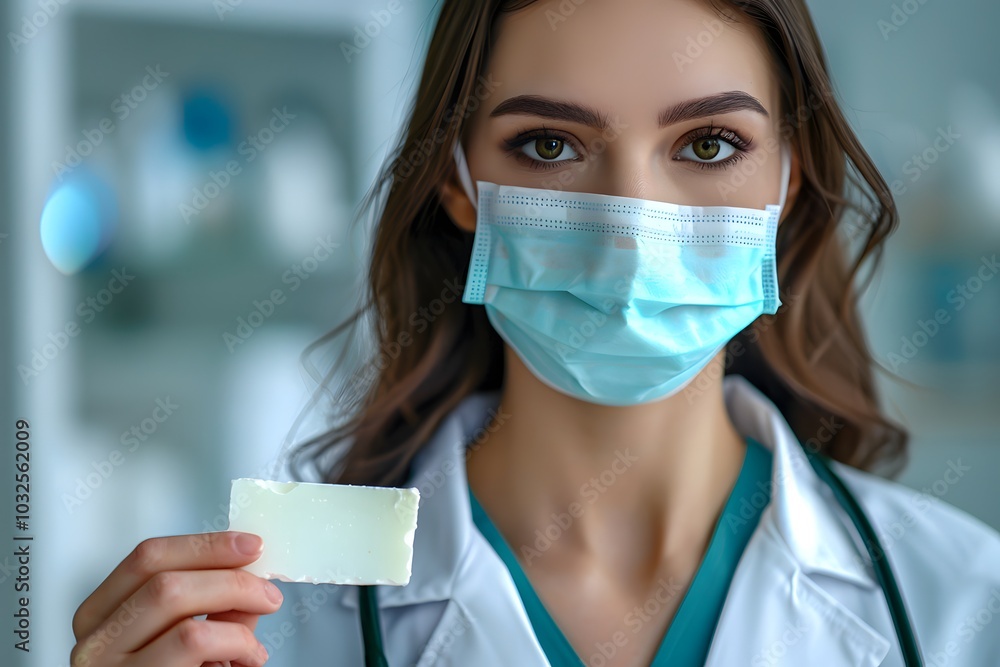 Medical Professional Holding a Sample in a Clinical Setting Medical Professional Holding a Sample in a Clinical Setting