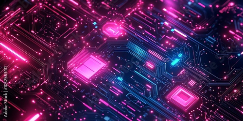 AI artificial intelligence technology microchip background