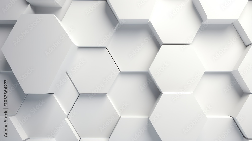 White hexagon background. Honeycomb pattern. Close-up a surface made up of hexagonal shapes. Aesthetic, geometric, futuristic and modern design White hexagon background. Honeycomb pattern. Close-up a surface made up of hexagonal shapes. Aesthetic, geometric, futuristic and modern design