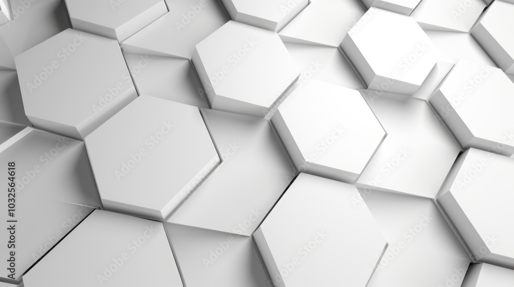 White hexagon background. Honeycomb pattern. Close-up a surface made up of hexagonal shapes. Aesthetic, geometric, futuristic and modern design White hexagon background. Honeycomb pattern. Close-up a surface made up of hexagonal shapes. Aesthetic, geometric, futuristic and modern design