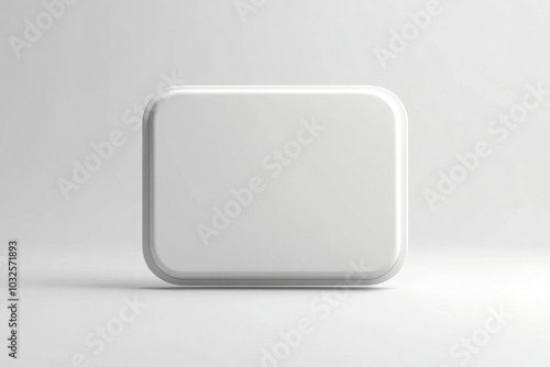 White square button on a white background.