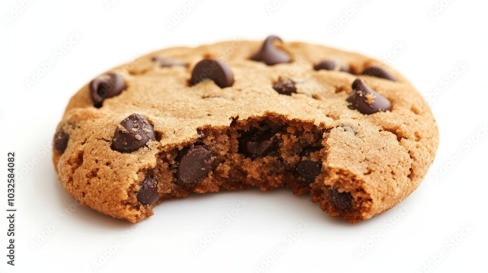 Irresistibly delicious chocolate chip cookie, a bite of sweet perfection indulge Irresistibly delicious chocolate chip cookie, a bite of sweet perfection indulge