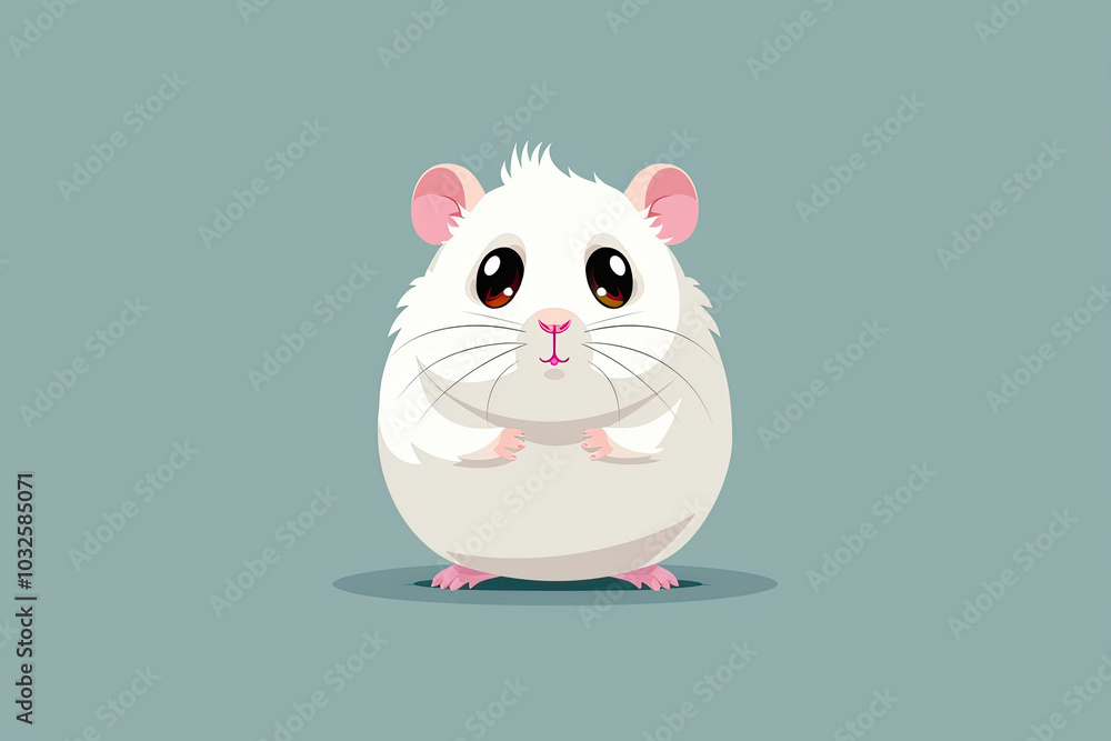 Beautiful Hamster Logo, Rodent Design for Your Corporate and Business Graphic Resource or Creative Project, Ai Generative Beautiful Hamster Logo, Rodent Design for Your Corporate and Business Graphic Resource or Creative Project, Ai Generative