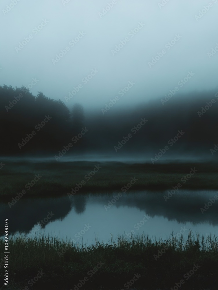 Serene Misty Forest Serene Misty Forest